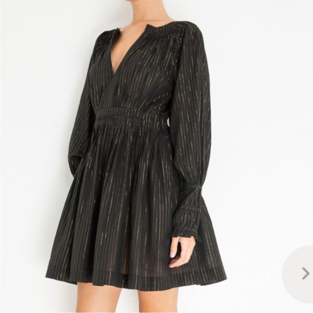 ULLA JOHNSON Rory Long Sleeve Dress Sz 2